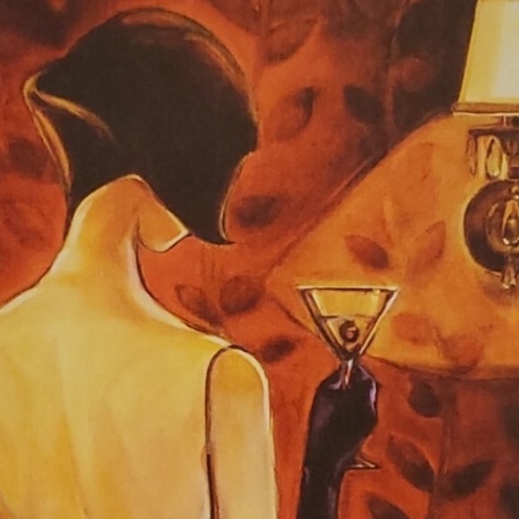 Martini Girl 🍸 Art on Canvas | 28”H x 20”W x 1”D - Picture 5 of 5
